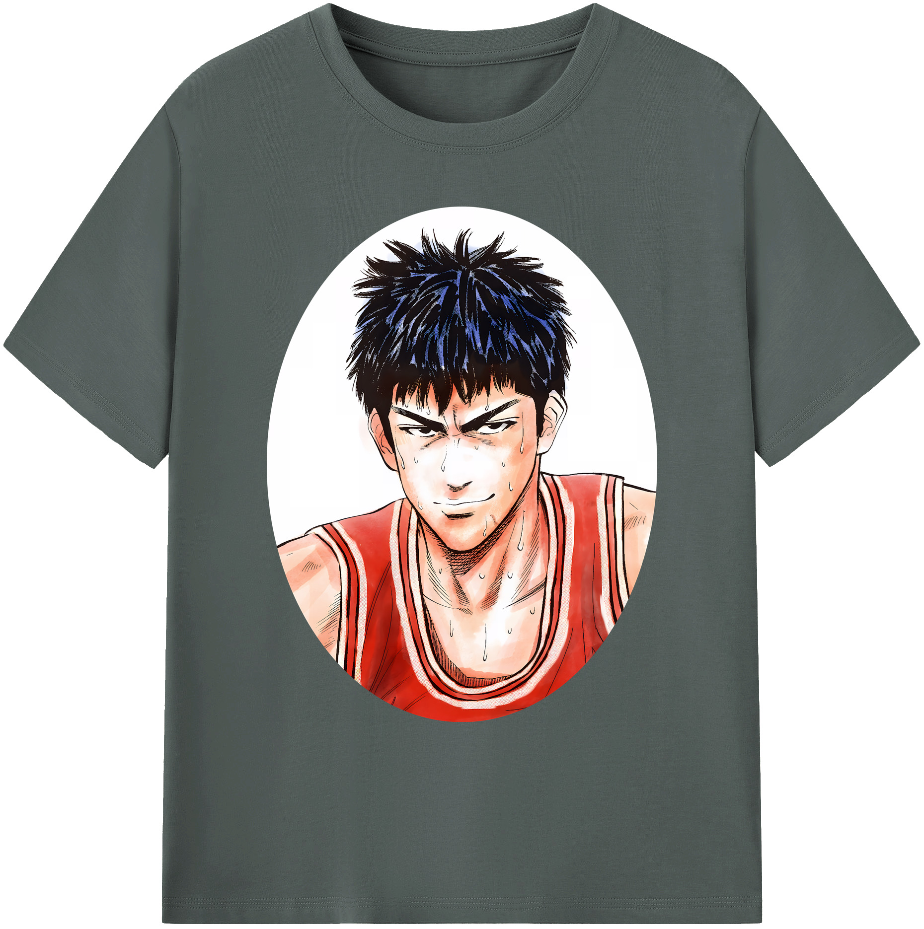 （画像用） SLAM DUNK／スラムダンク 綿100％ メンズ半袖Tシャツ｜肌触りやわらか＆通気性